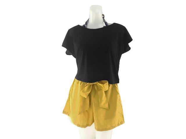 ビスチェ風ビキニ水着 4点セット 伸縮性 透けにくい エレガント スタイルアップ効果 ビーチ プール 大きいサイズ 5L ブラック拍卖