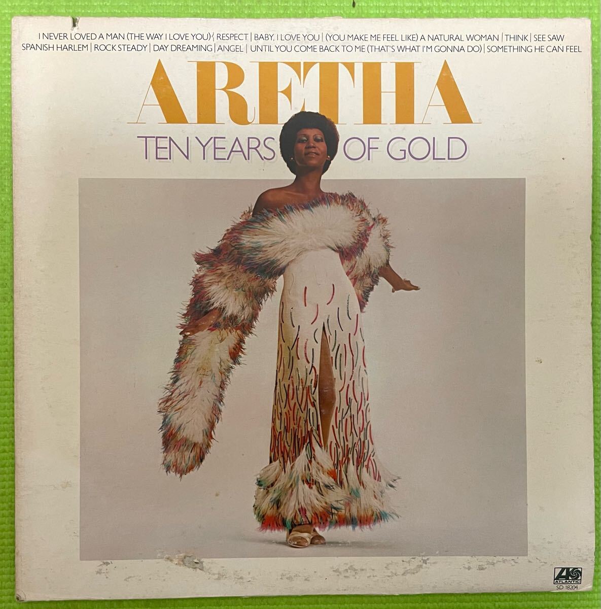 Soul sampling raregroove ARETHA FRANKLIN / Ten Years Of Gold 1976拍卖
