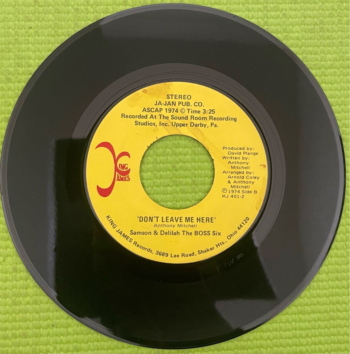 Soul funk raregroove record Samson and Delilah The Boss SixLiving In A World Of Trouble(7) 1974拍卖