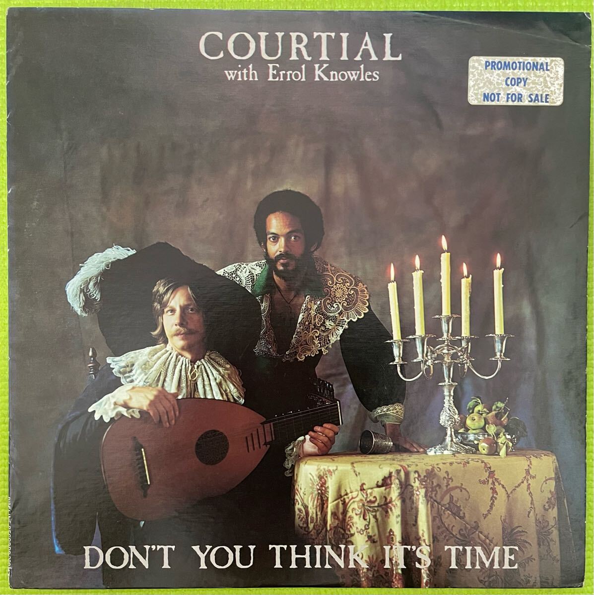 Soul jazz raregroove record Courtial With Errol Knowles / Don't You Think It's Time 1976 promo 激レア拍卖