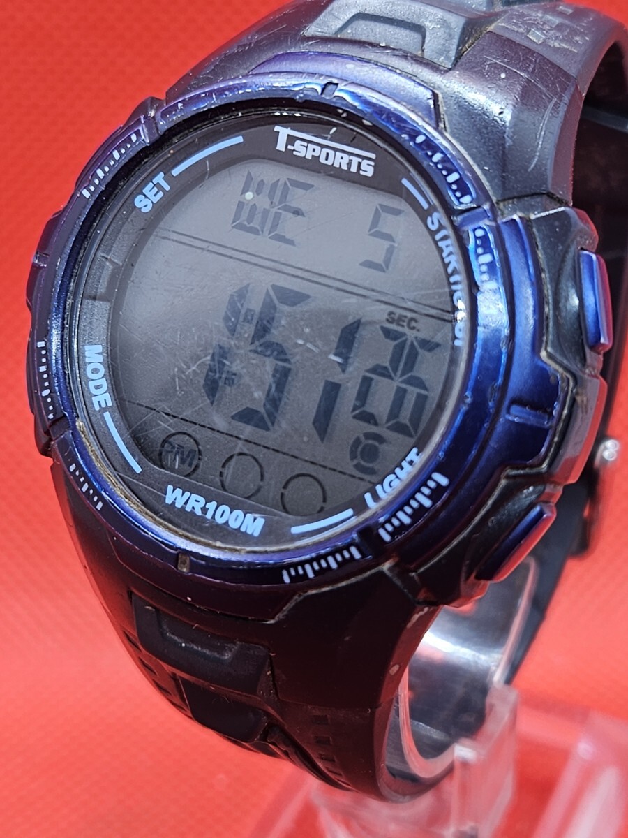 稼働品 T-SPORTS TS-D229 メンズ腕時計 G1949拍卖