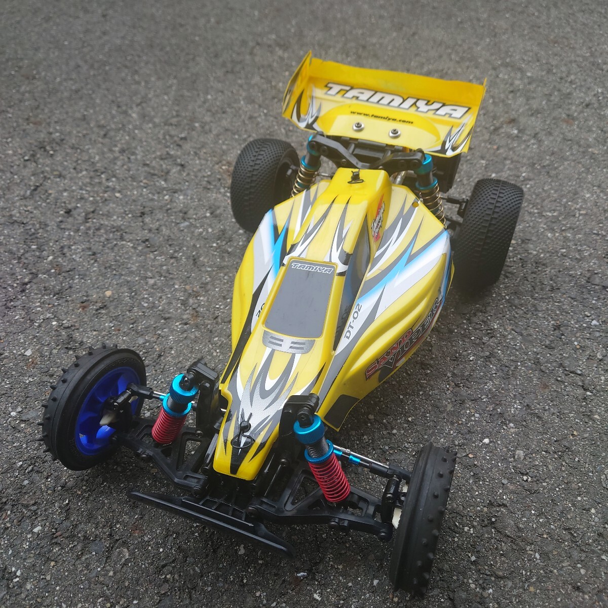 タミヤ サンドバイパーDT02MS仕様 シャーシ&バンパーは新品に交換済 ブラシレスモーター8.5T アルミダンパーフルベアリング LipoBT付拍卖