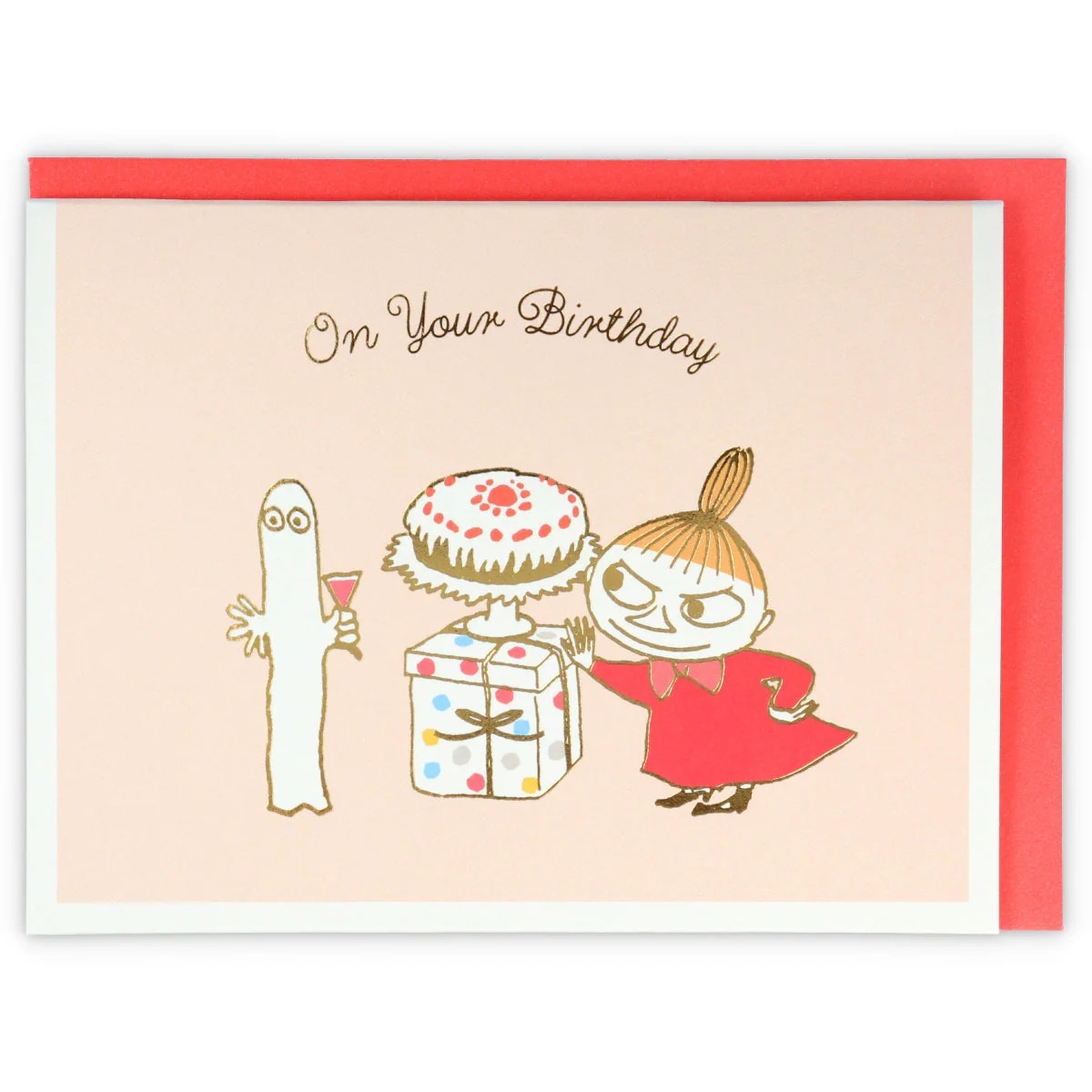 【即決】▽ムーミン リトルミイ プレゼント 誕生お祝い 立体カード▽ ホールマーク メッセージカード バースデー ニョロニョロ/EAR-817-084拍卖