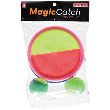 【即決】▽マジックキャッチ▽ オンダ キャッチ板×2(ピンク・ブルー) ボール×2 おもちゃ スポーツ 外遊び 楽しい拍卖