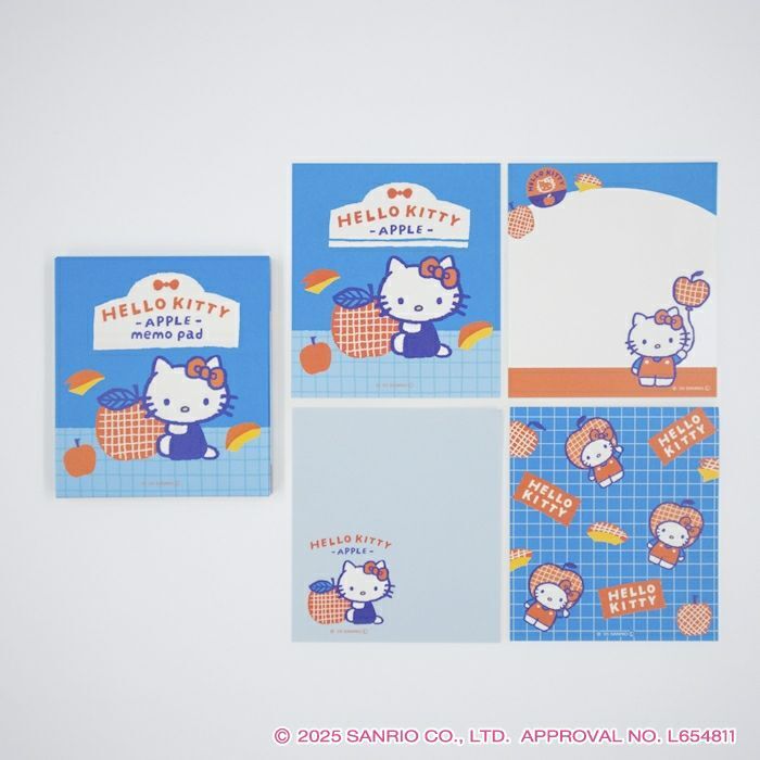 @【即決】■サンリオ×古川紙工■メモパッド メモ帳 /4柄100枚 /ハローキティ キティちゃん /サンリオキャラクターズ /フルーツ柄//SS12拍卖