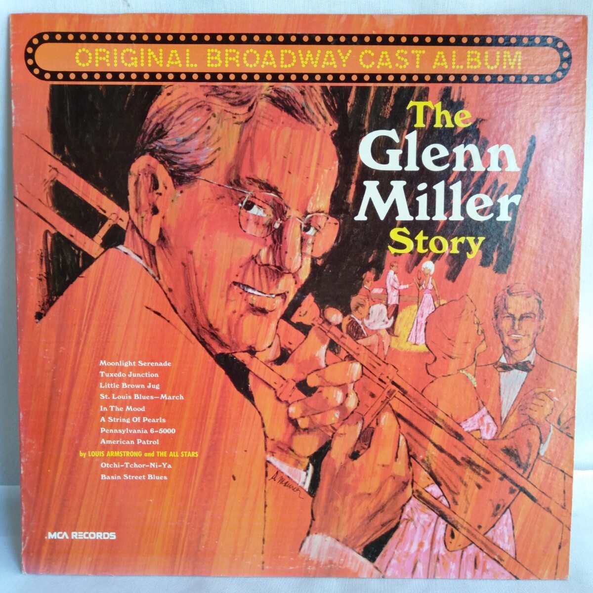 や888 LOUIS ARMSTRONG and THE ALL STARS THE GLENN MILLER STORY レコード LP EP 何枚でも送料一律1,000円 再生未確認 拍卖
