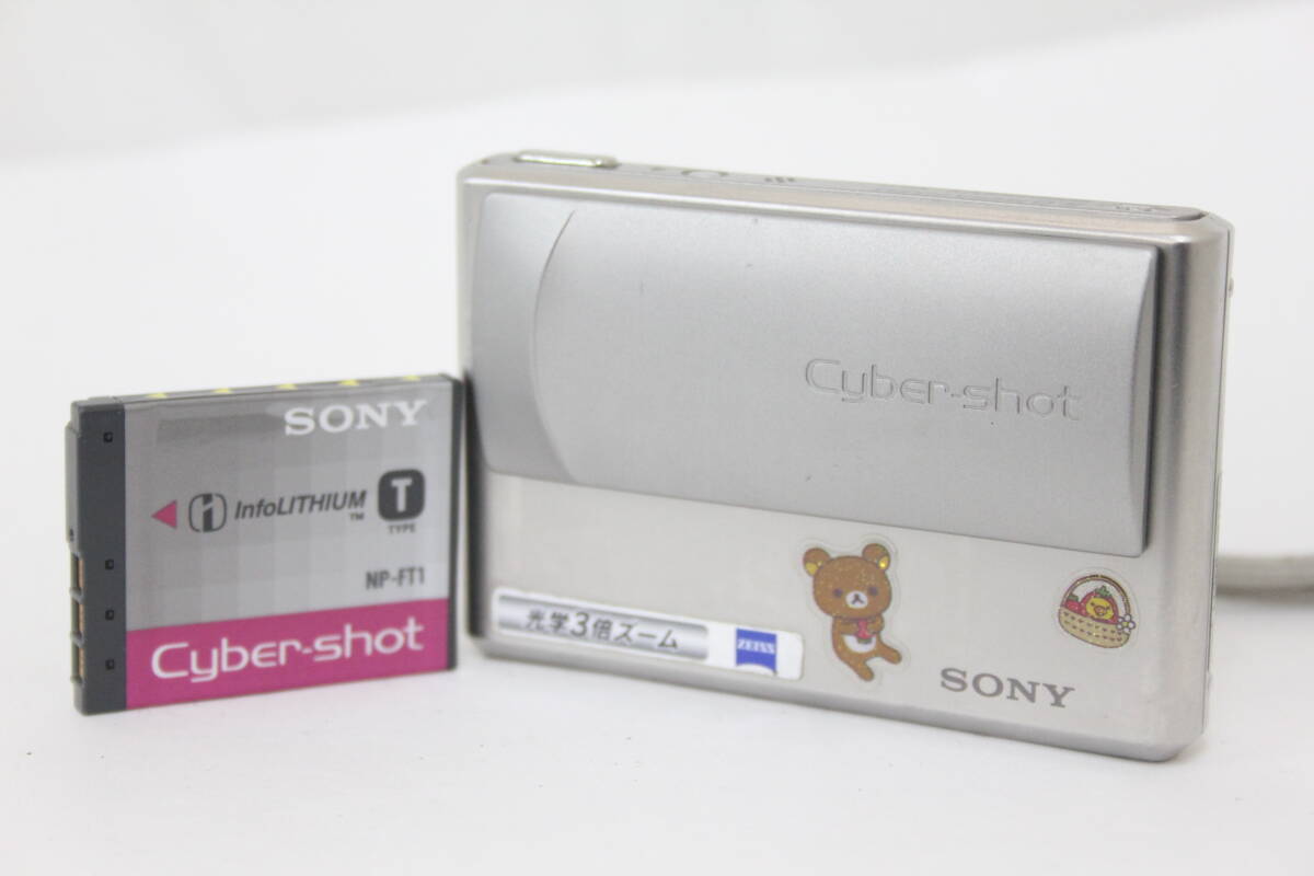 【返品保証】 ソニー SONY Cyber-shot DSC-T1 3x バッテリー付き コンパクトデジタルカメラ M4614拍卖