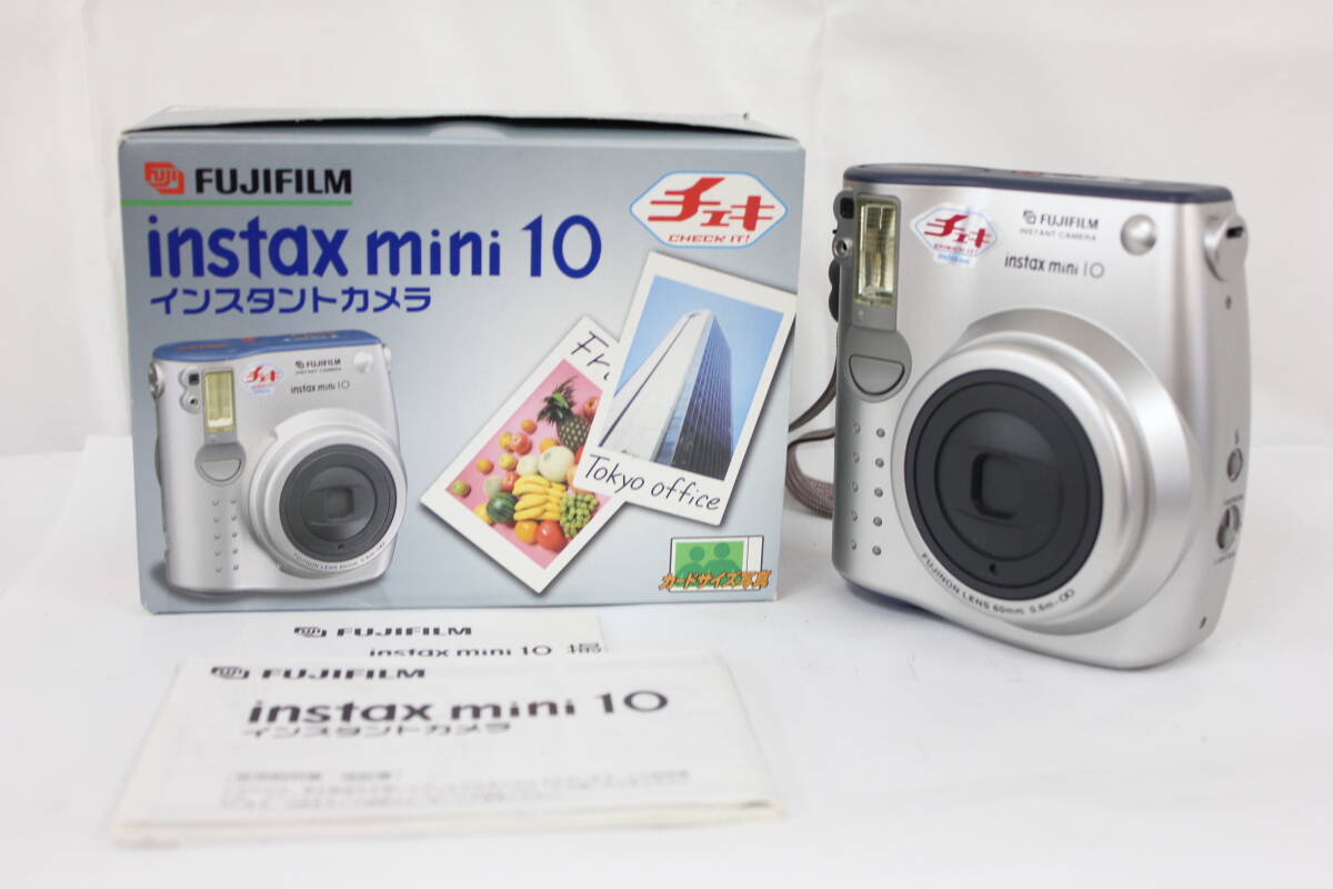 【返品保証】 【元箱付き】フジフィルム Fujifilm instax mini 10 60mm チェキ M4940拍卖