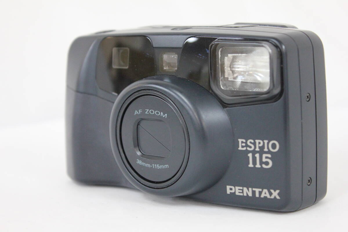 【返品保証】 ペンタックス Pentax ESPIO 115 ブラック 38-115mm コンパクトカメラ M4955拍卖