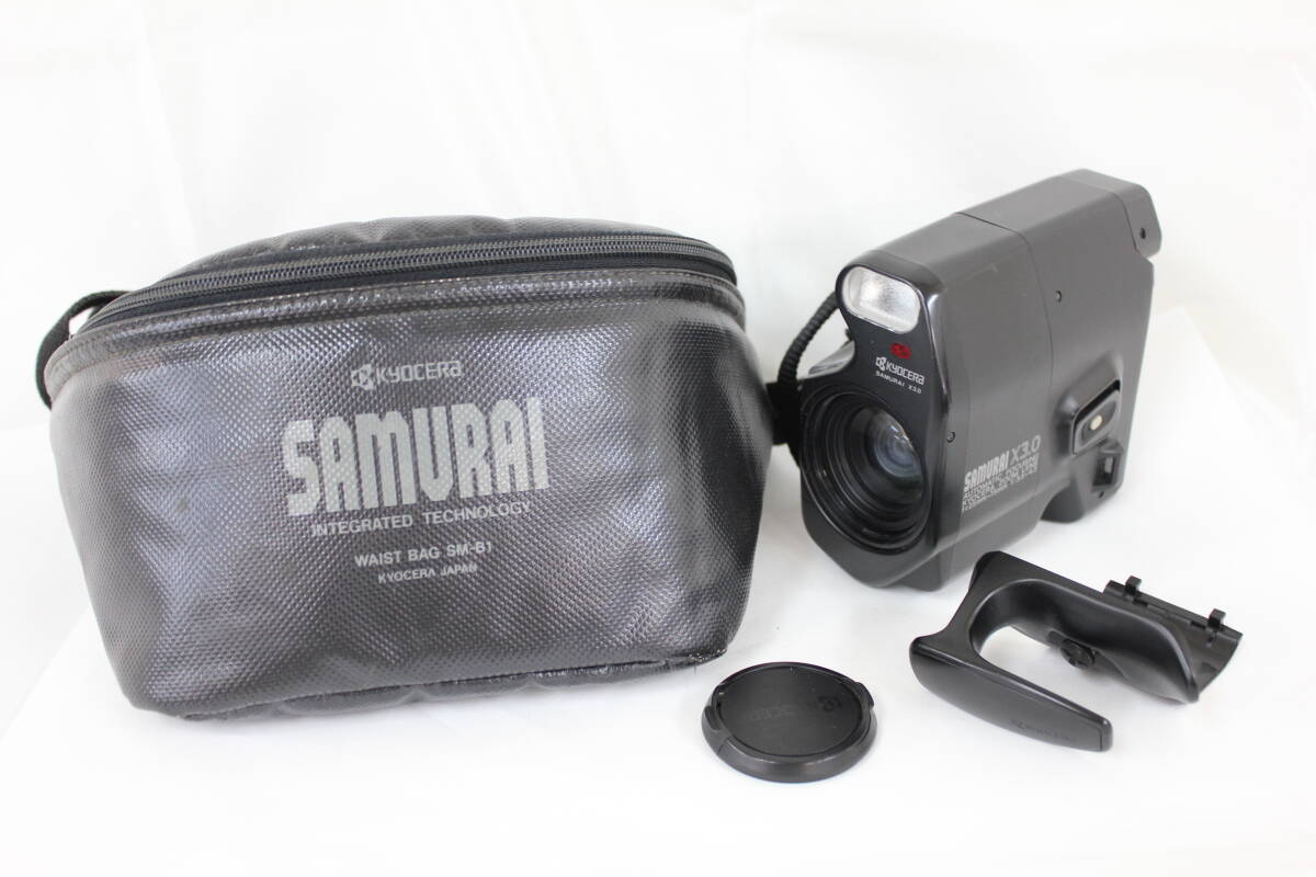 【返品保証】 京セラ Kyocera Samurai x3.0 25-75mm F3.5-4.3 ウエストポーチ付き コンパクトカメラ M4968拍卖