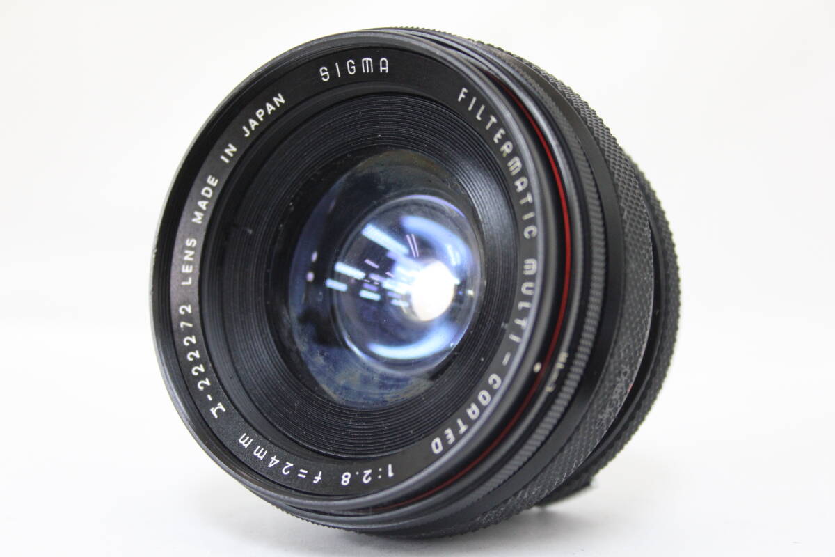 【訳あり品】 シグマ Sigma FILTERMATIC MULTI-COATED 24mm F2.8 オリンパスマウント レンズ M4680拍卖