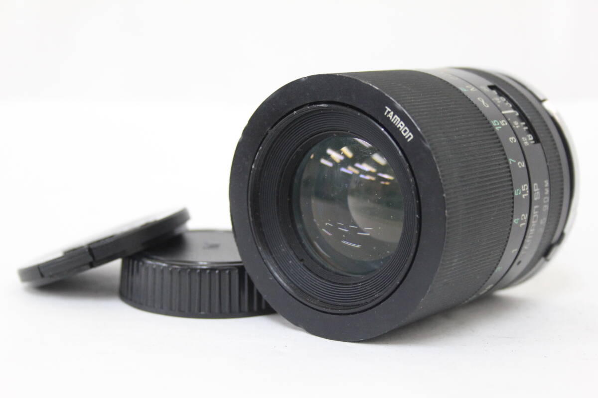 【返品保証】 タムロン Tamron SP 90mm F2.5 Tele Macro 前後キャップ付き ニコン Aiマウント レンズ M4716拍卖