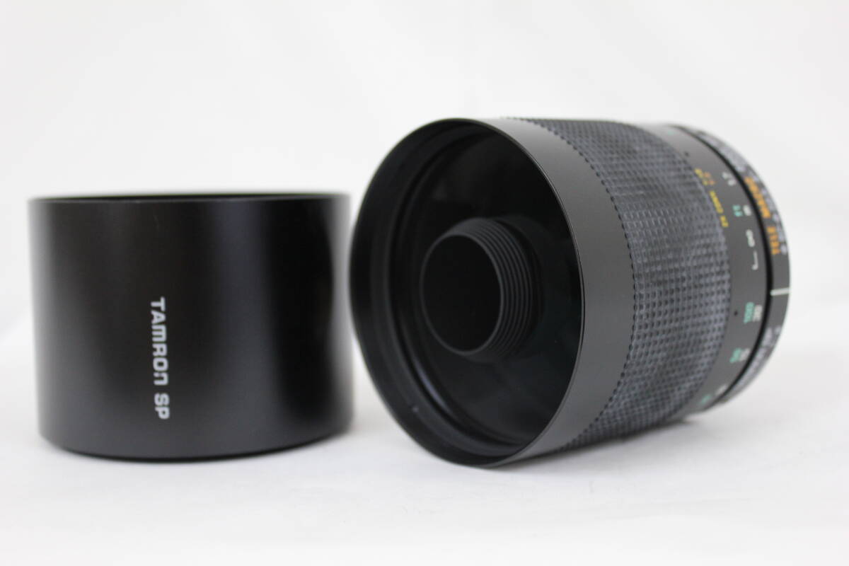 【返品保証】 タムロン Tamron SP 500mm F8 フード付き ニコン Aiマウント ミラーレンズ M4988拍卖