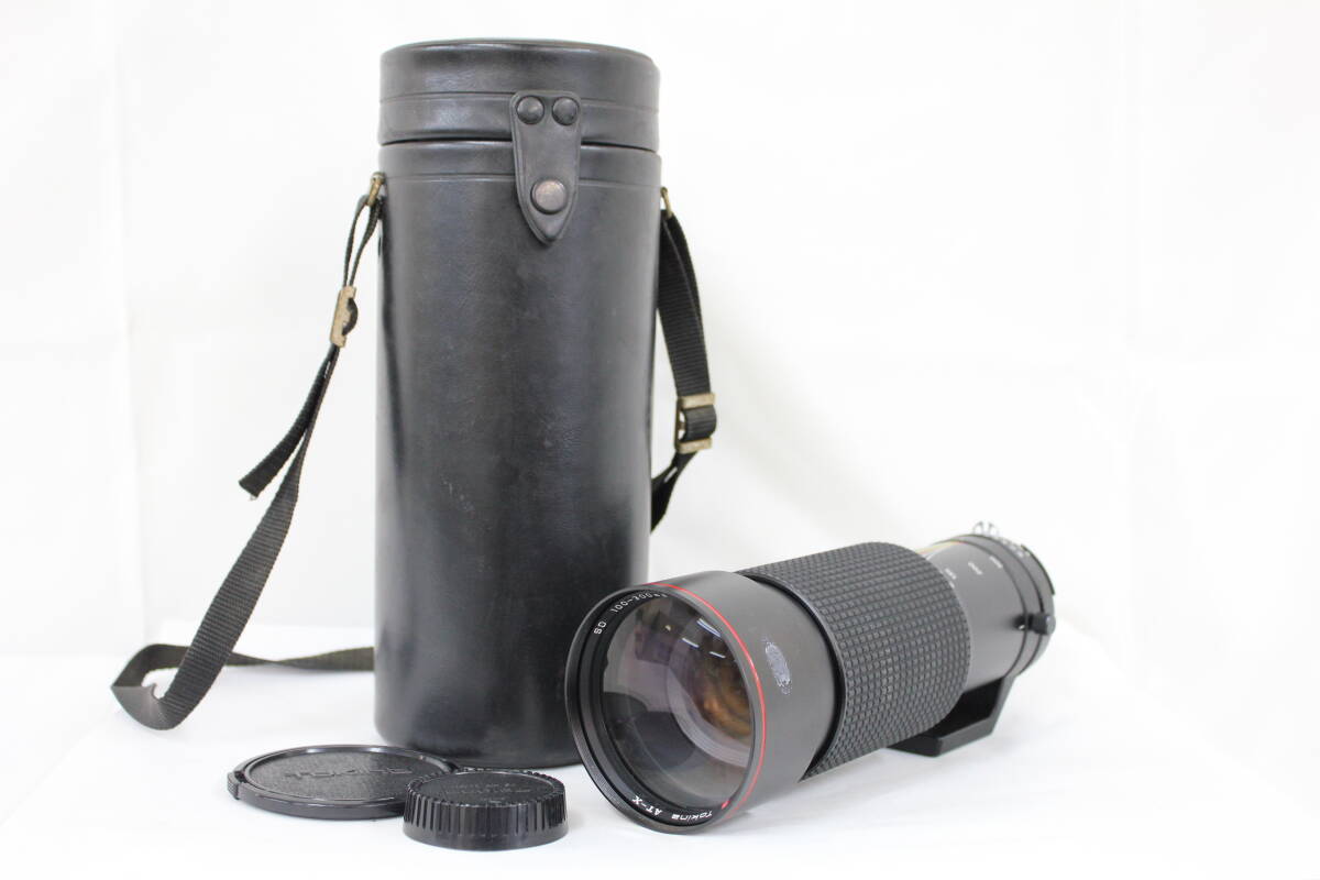 【訳あり品】 トキナー Tokina AT-X SD 100-300mm F4 ケース 三脚座 前後キャップ付き ニコン Aiマウント レンズ M4989拍卖