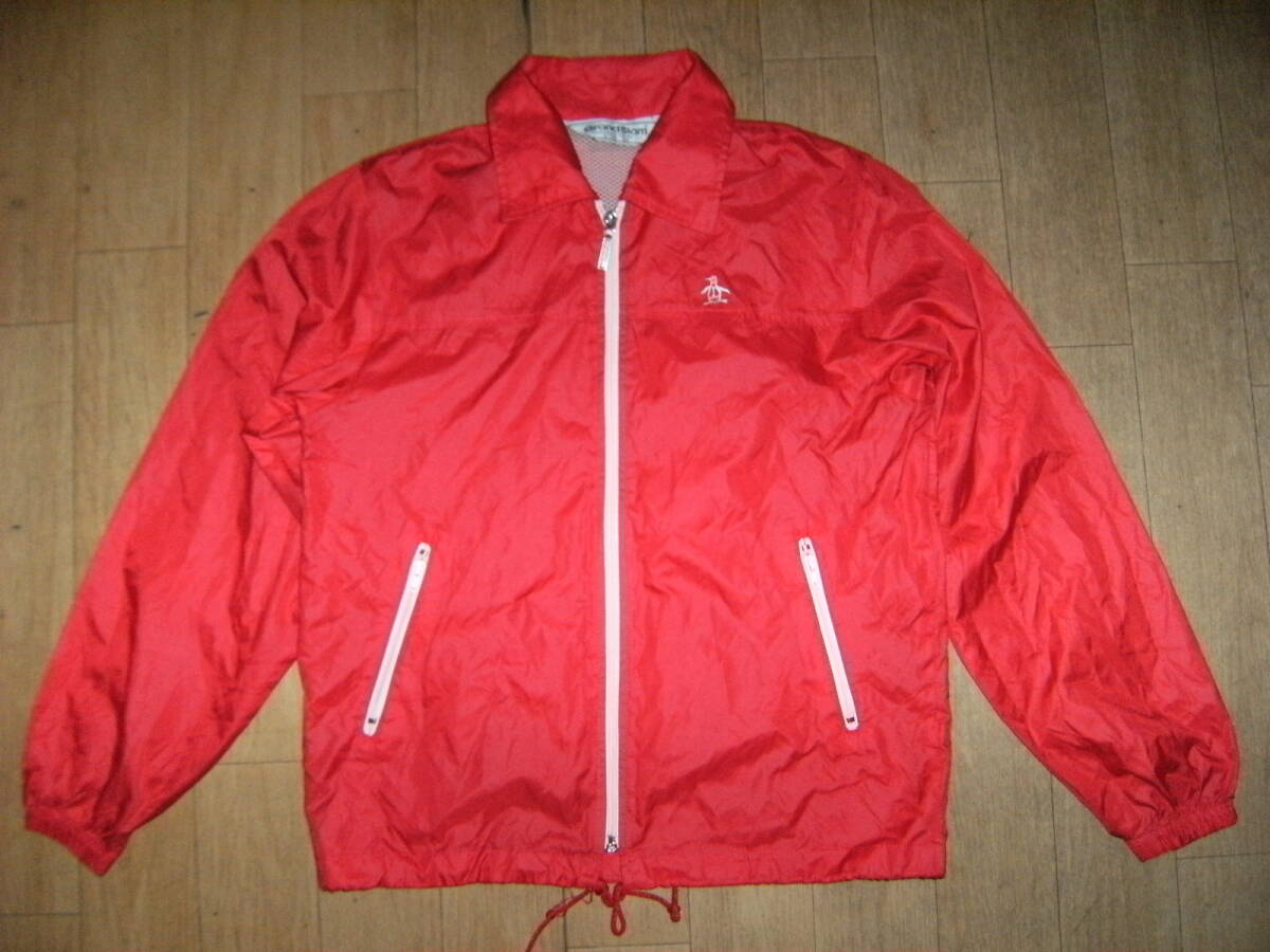 昭和レトロ★80年代★日本製 アウトドア マンシングウェア ナイロンジャケット ナイロンジャンパー★テニス ゴルフ マラソン キャンプ 登山拍卖