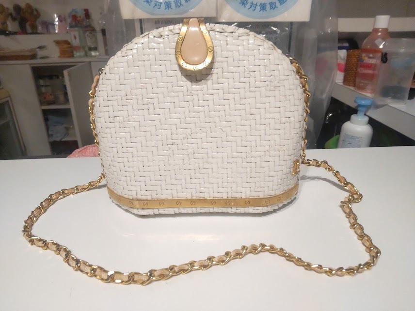 廃番★昭和レトロ★イタリア製★スチュワーデス コンパニオン BiBi ショルダーバック★キャンギャル ディスコ ヤンキー パーティー クラブ拍卖