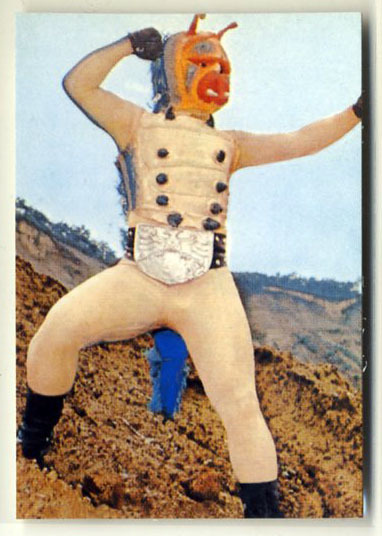 ◆防水対策 厚紙補強 カルビー 仮面ライダーチップスカード(1999 復刻版) 17番 毛虫怪人ドクガンダー(幼虫) トレカ 即決拍卖