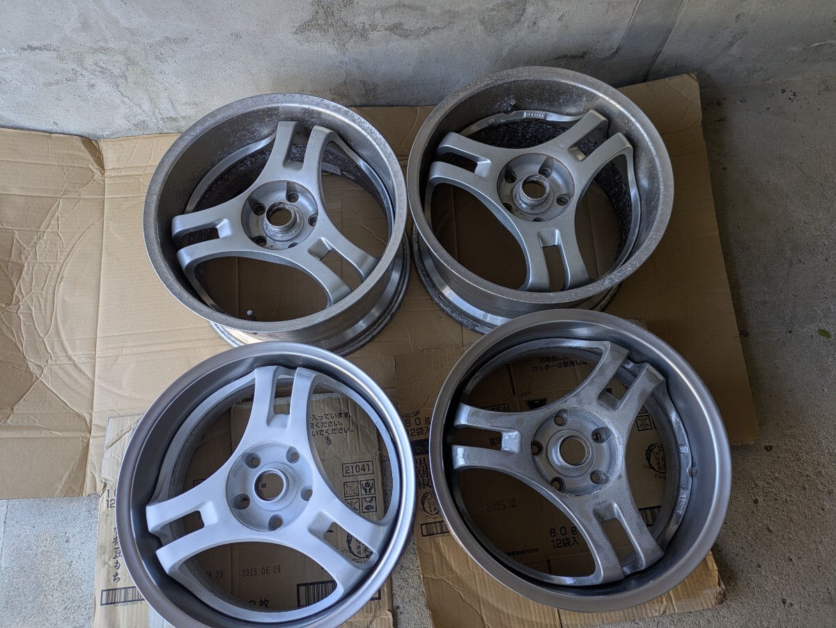 希少 スーパーアドバンレーシング SA3R 17インチ 8J+35 9J+38 PCD114.3 5穴 絶版 当時物 シルビア スカイライン FD3S advan sa3r 5H拍卖