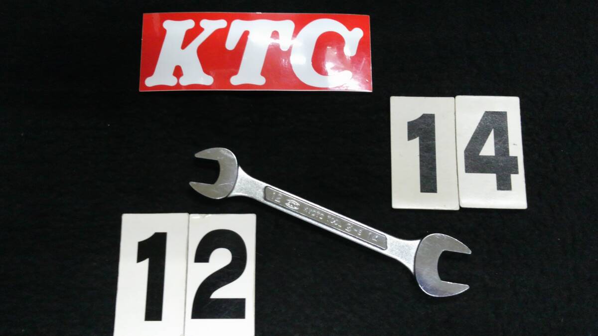 <10027> KTC スパナ 14-14 肉厚タイプ 楕円KTC 当時物 美品拍卖