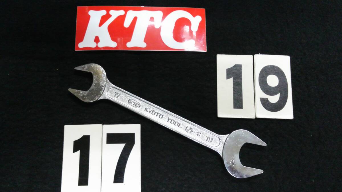 <10027> KTC スパナ 17-19 楕円KTC 当時物 拍卖