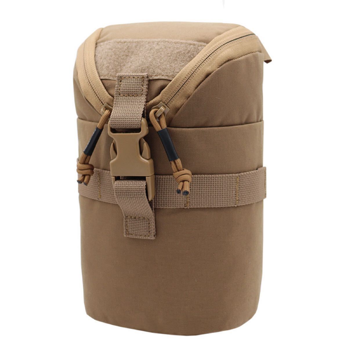 (タン)サバゲーポーチ タクティカルポーチ MOLLE リサイクルバッグ拍卖