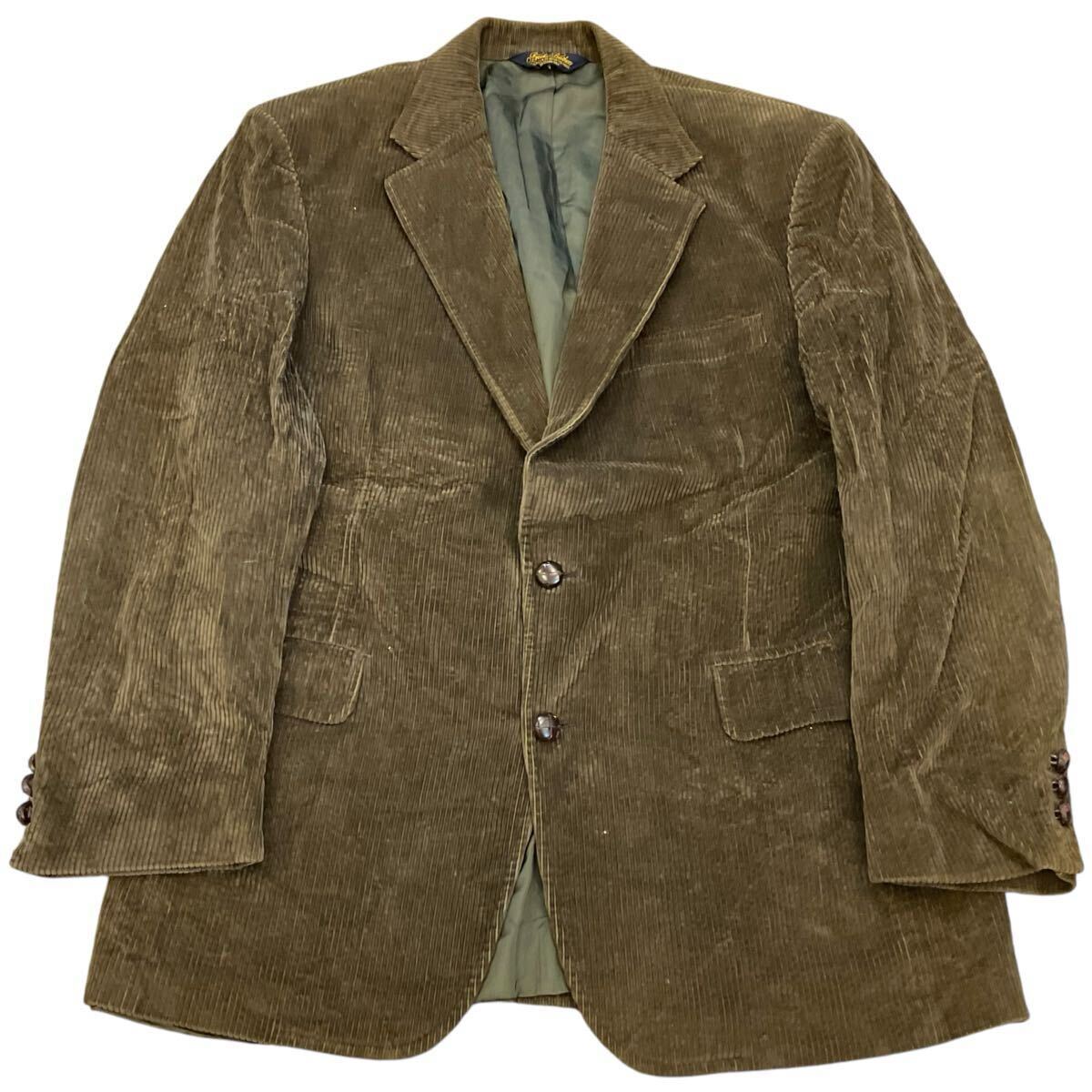 80s USA製 Brooks Brothers テーラード ジャケット 50REG ブラウン コーデュロイ ブレザー ブルックス ブラザーズ ヴィンテージ拍卖