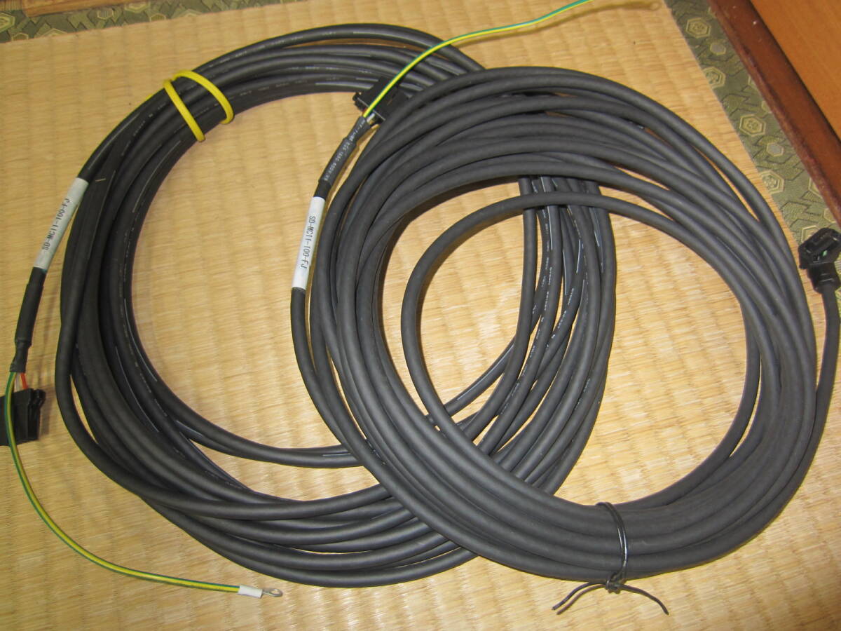 SMC制御ケーブルKEYENCE制御ケーブルPRGケーブルOMRONオムロン制御ケーブルSD-MC11-100-FJ10M10メートル2本セット拍卖