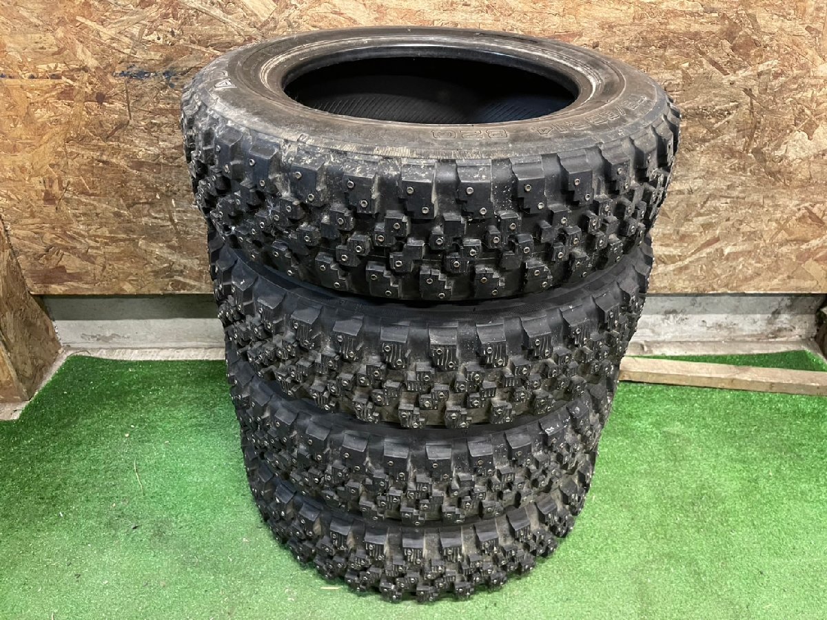 175/65R14 YOKOHAMA ADVAN MT-14 バリ山 スパイクタイヤ 4本セット K20拍卖