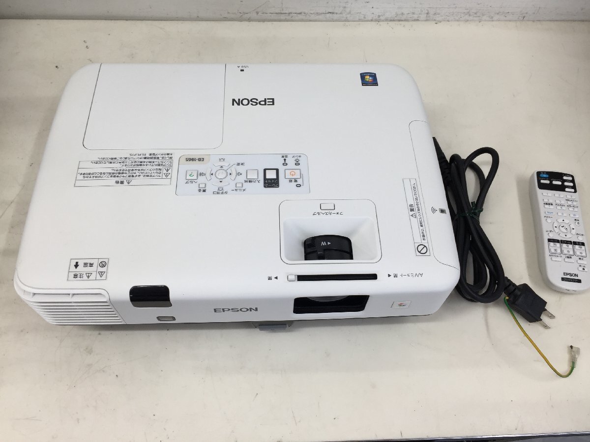 良品ランプ使用時間僅か737H EB-1965 EPSON エプソン LCD プロジェクター 5000lm XGA HDMI LCD PROJECTOR (管2F)拍卖