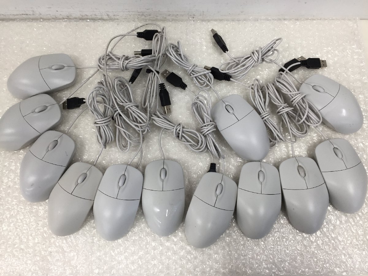 有線光学マウスUSB-A インターフェース 2ボタン・スクロール機能付き MSU0939 中古品 12個セット(管2FW)拍卖