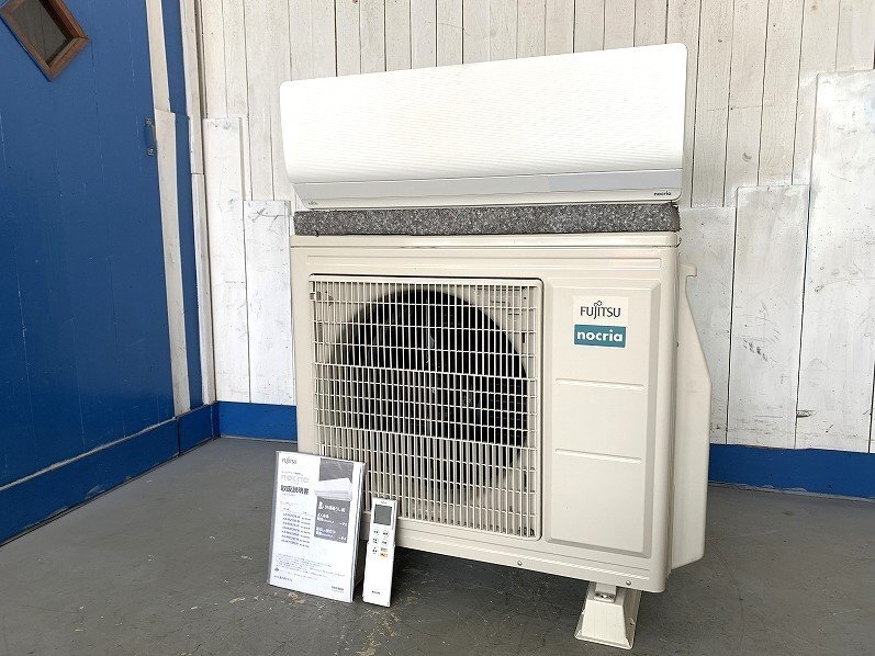 【2022年製/富士通ゼネラル/nocria/ルームエアコン/室内機/AS-M402M2W/室外機/AO-M402M2/冷房・暖房兼用/14畳/4.0Kw/単相200V/取説付き】拍卖