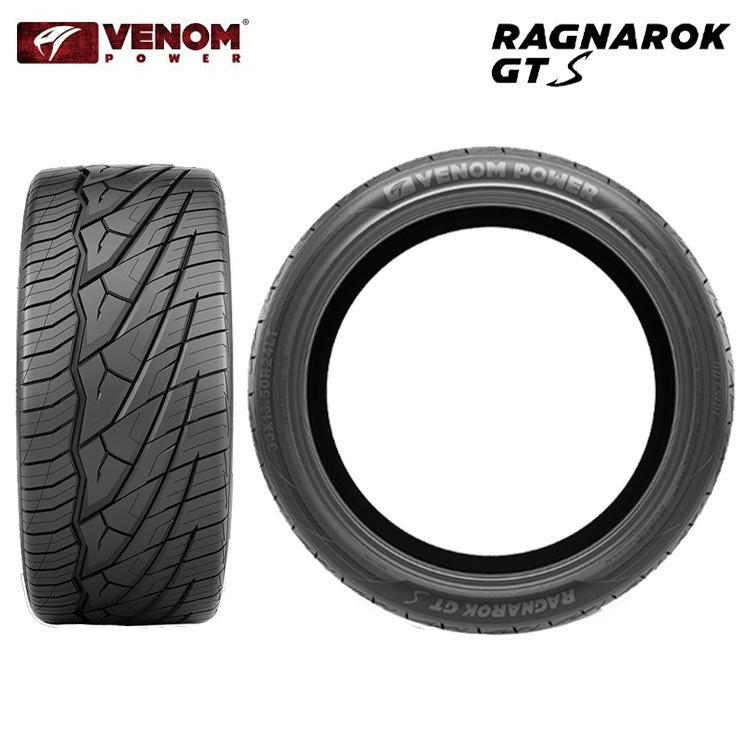 送料無料 ヴェノムパワー ハイパフォーマンスタイヤ 【4本セット 新品】 VENOM POWER RAGNAROK GTS ラグナロク GTS 285/45R22 114V XL拍卖