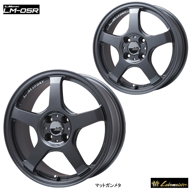 送料無料 レアマイスター LMSPORT LM-05R 5J-16 +45 4H-100 (16インチ) 4H100 5J+45【4本セット 新品】拍卖