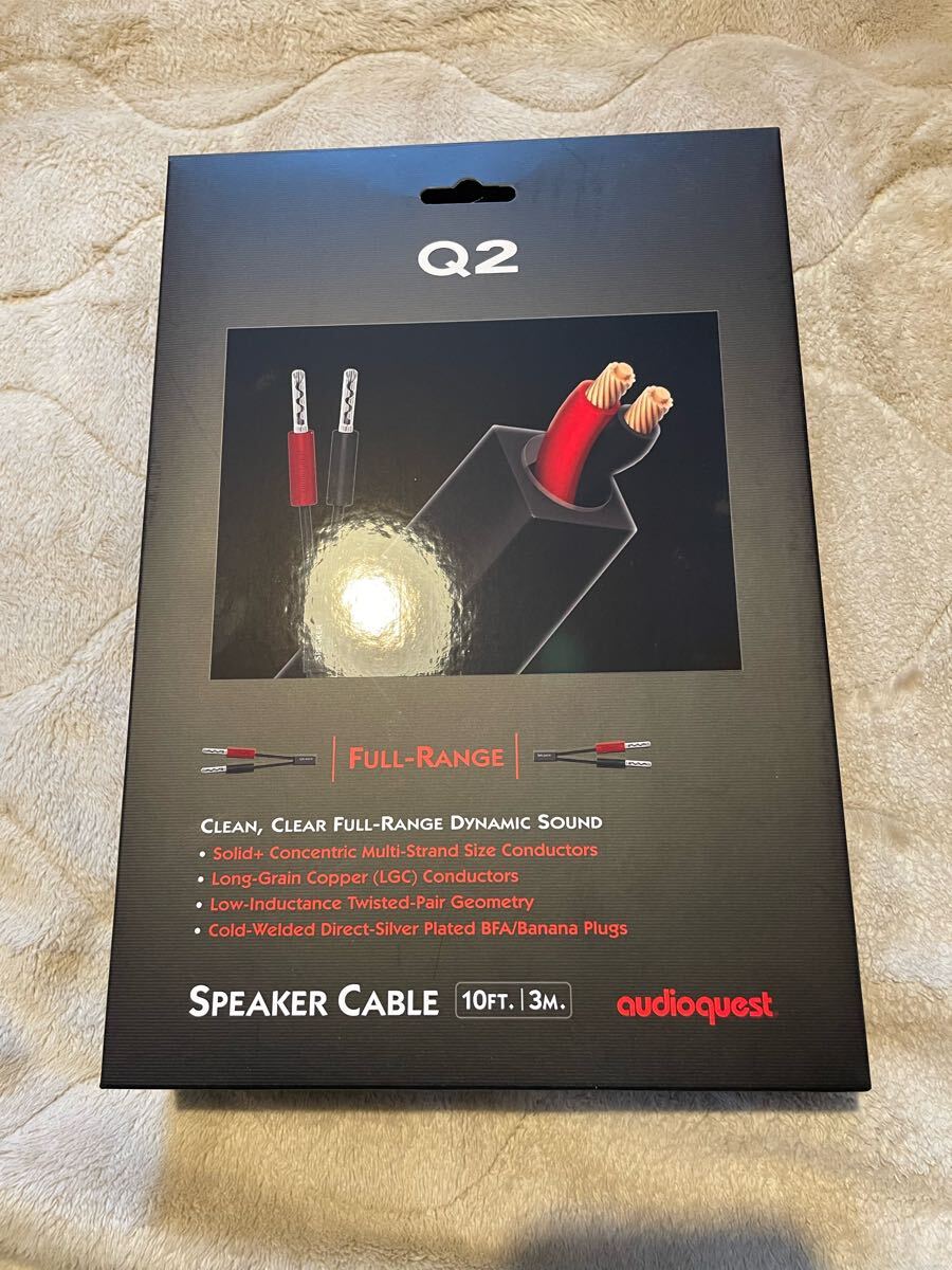 AudioQuest Q2 3.0m audioquest オーディオクエスト ペア Q2 新品拍卖