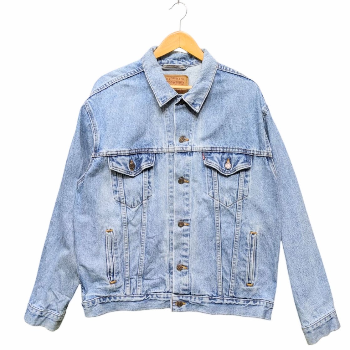 90s Levi's リーバイス 70507-4890 Gジャン デニムジャケット サイズL USA製 95年製 ボタン裏527 ハンドポケット拍卖