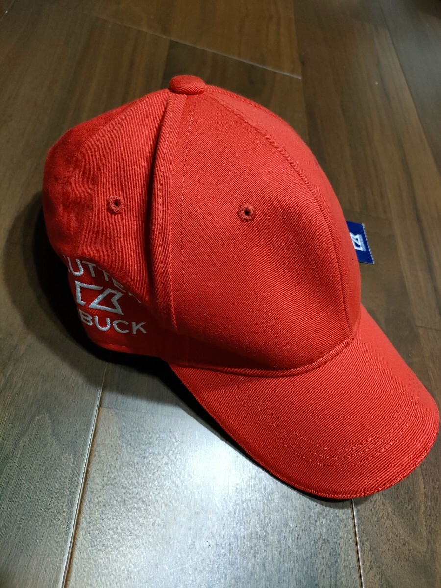 カッター&バック CUTTER&BUCK ゴルフキャップ 赤 サイズ調整式 メンズ デサント拍卖