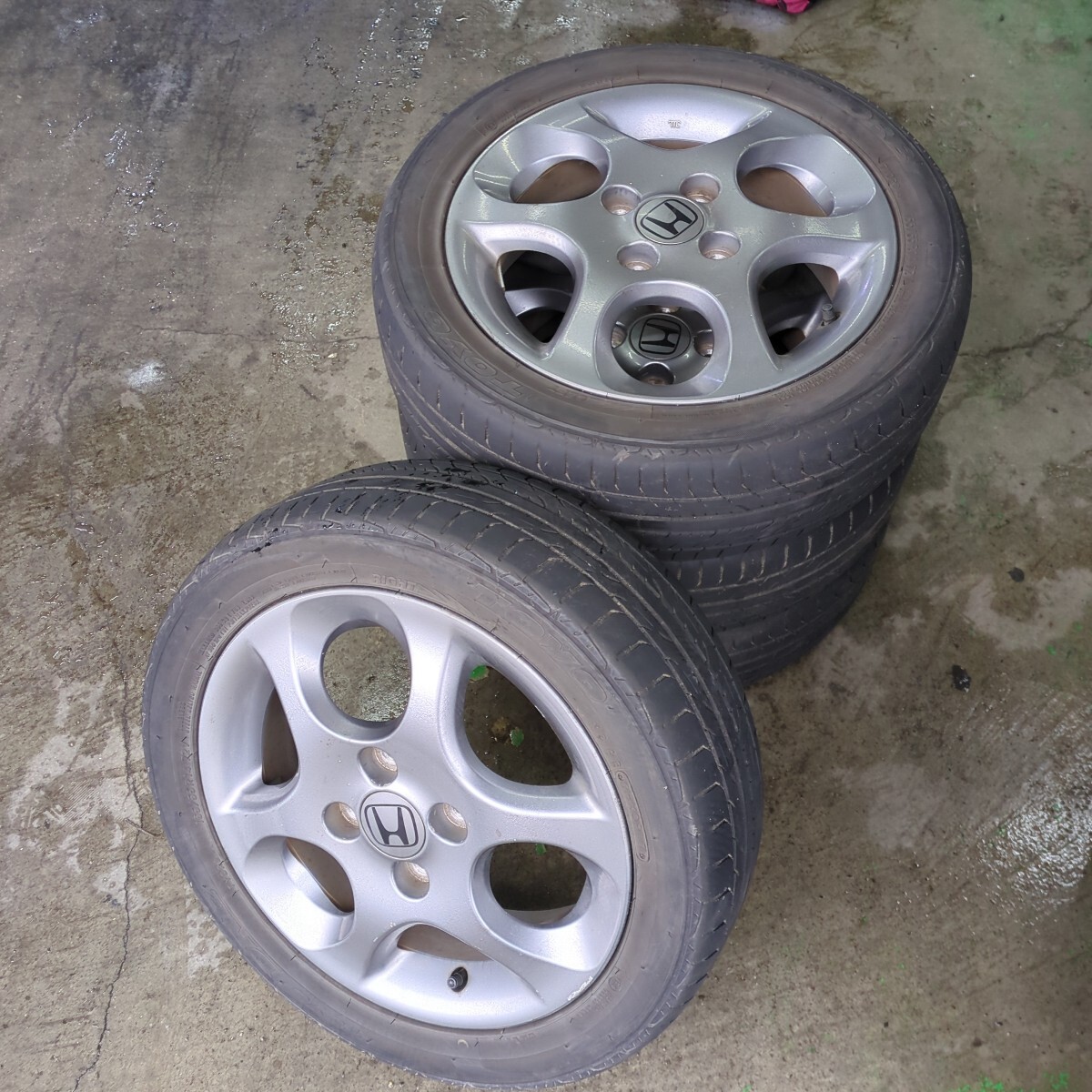 165/55R14 HONDA ライフディーバ純正アルミホイール 4本セット 週末クーポン拍卖