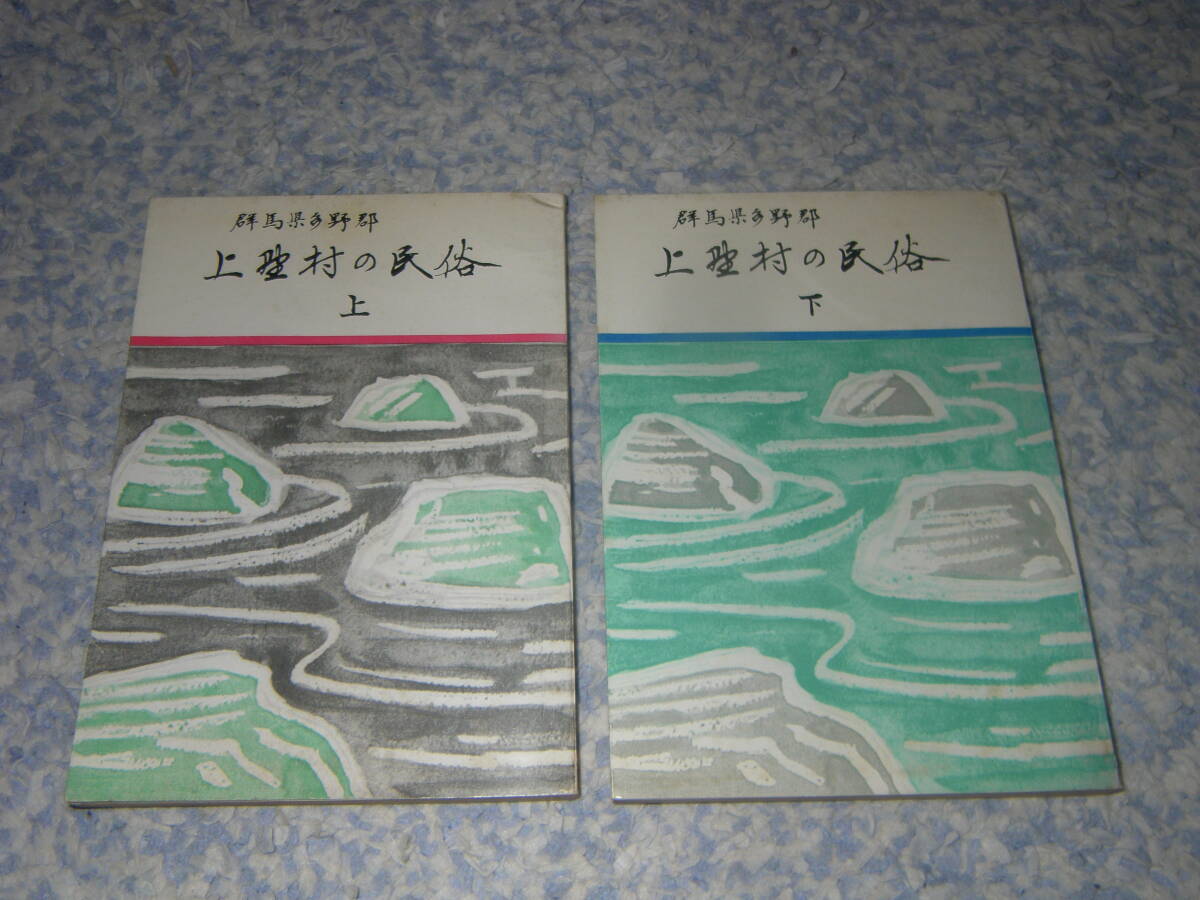 群馬県多野郡上野村の民俗上下 群馬県民俗調査報告書 群馬県教育委員会拍卖