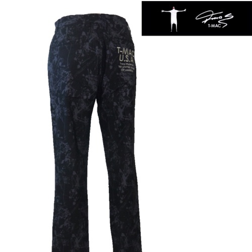 【秋冬SALE】ティーマック/T-MAC プリント起毛パンツ 46/82~86cm 124-黒系拍卖