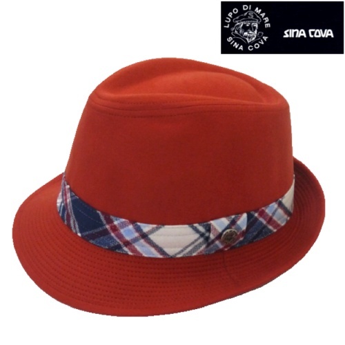 【秋冬SALE】シナコバ/SINA COVA 秋冬物 中折れ帽Fサイズ 740-オレンジ拍卖