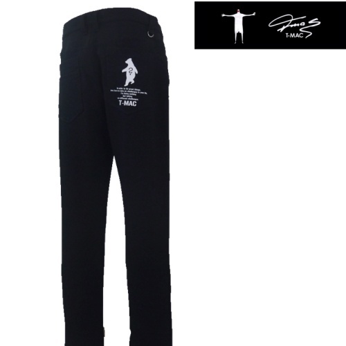 【秋SALE】ティーマック/T-MAC ベアーロゴベーシックパンツ 48/85~89cm 125-黒系拍卖