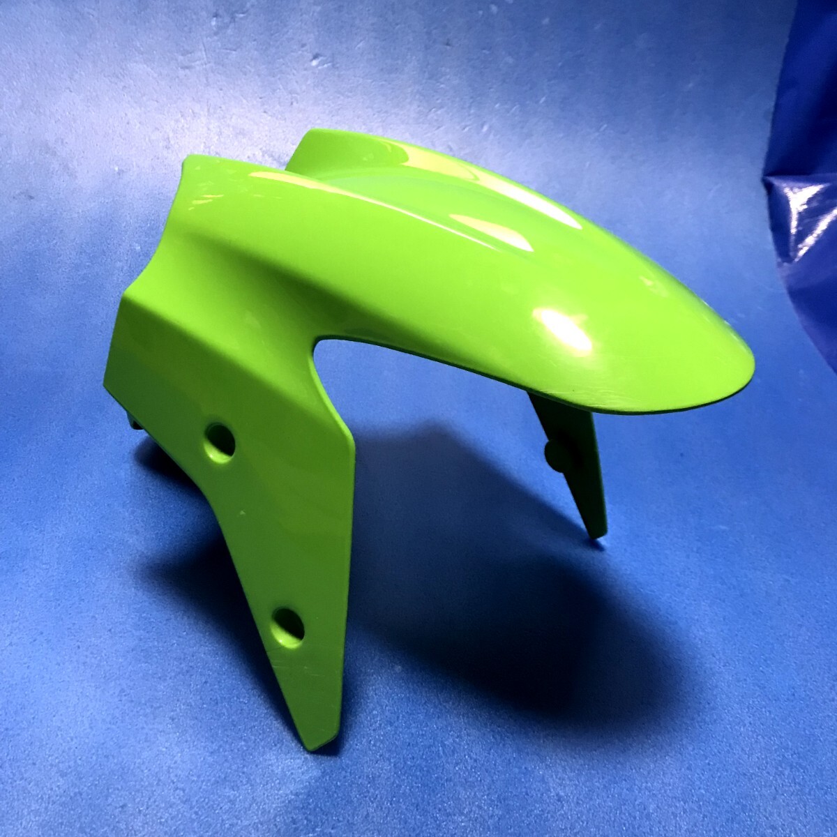 Ninja250R フロントフェンダー EX250K ニンジャ250R 純正フロントフェンダー 純正外装 ライムグリーン 緑 みどりFフェンダ カワサキ拍卖
