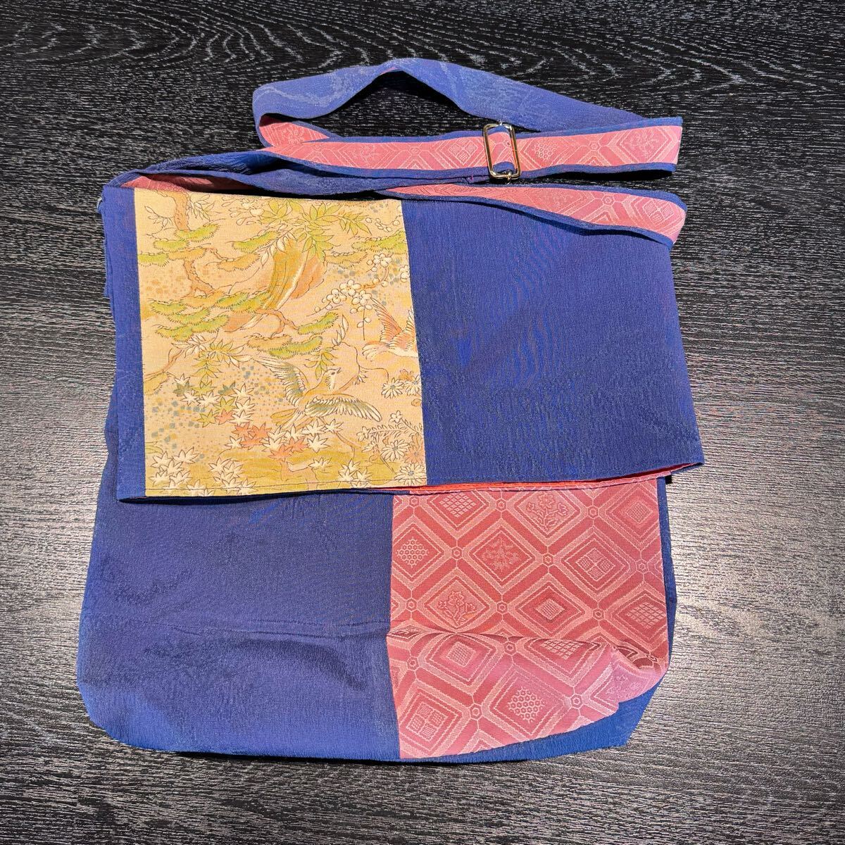 着物 リメイク ショルダーバック 肩掛け 裏地あり拍卖