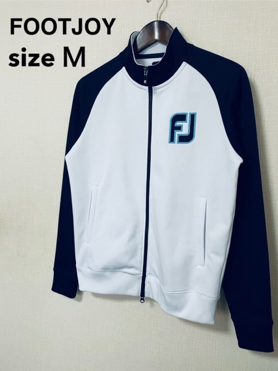 フットジョイ ブルゾン ジャケット ゴルフウェア メンズ M★7021フルジップFootJoy ジャージ 裏起毛拍卖