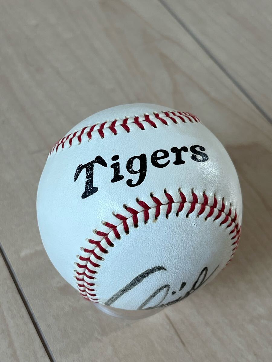 ◆新庄剛志◆現役時代直筆サインボール 阪神タイガース 【タイガース練習球】 球団公式球 直筆サイン拍卖