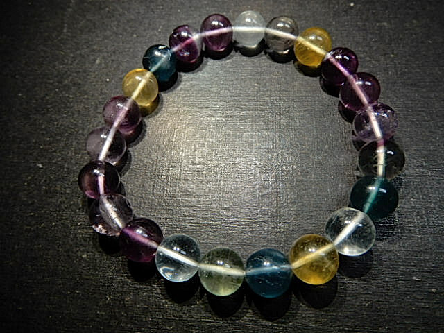 高級天然貴石BD6287 フローライト 超極上級 8.5mm透明拍卖