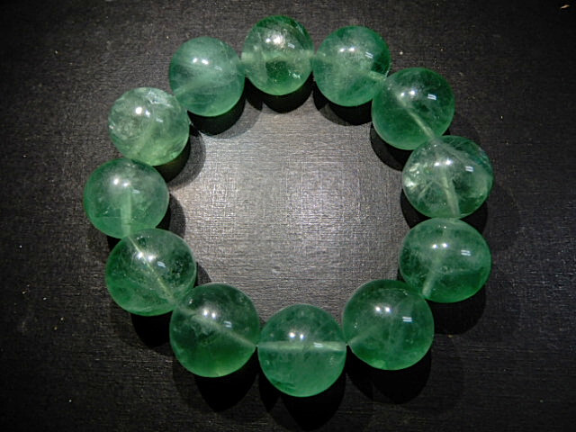 高級天然貴石BD6319 フローライト 超極上級 19mm超大極美、オールグリーン、超勧め拍卖