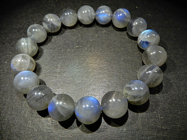 高級天然貴石BD6416 ラブラドライト 最上級美品 11mmブルーレインボー綺麗お勧め拍卖
