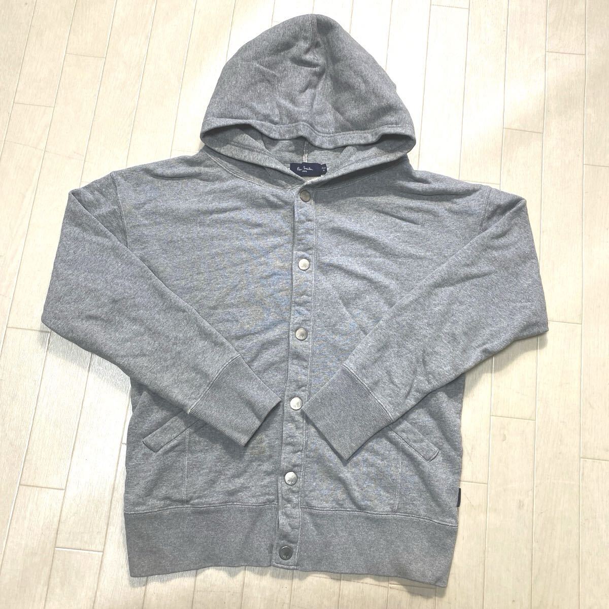 4117☆ Paul Smith JEANS ポールスミス ジーンズ トップス スウェット パーカー メンズ グレー拍卖