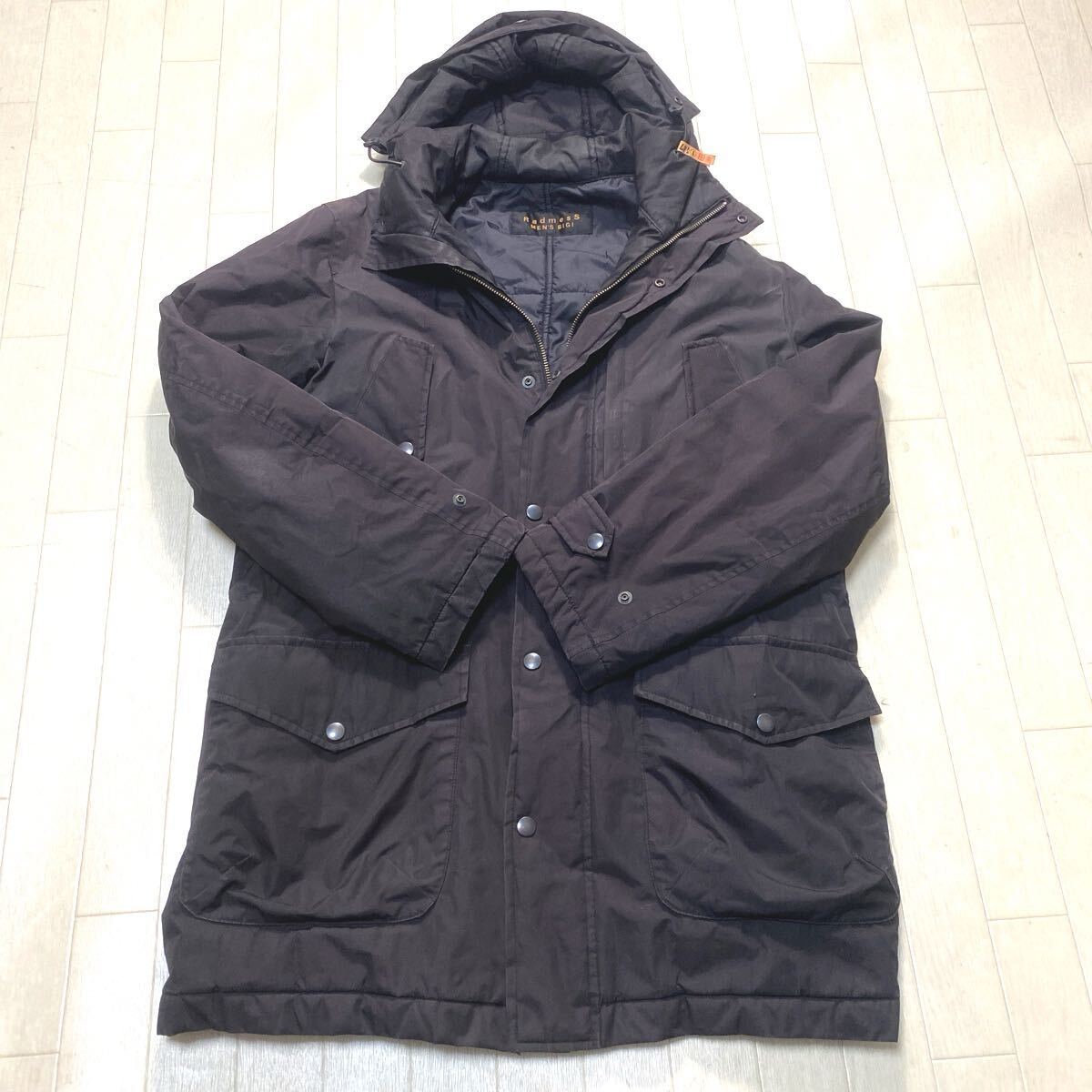 4120☆ Radmes MEN'S BIGI メンズ ビギ トップス アウター コート メンズ M ブラック 無地拍卖